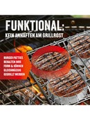 LANDMANN Pure Edelstahl Grillbräter Für 4 Hamburger Patties und Frikadellen-4