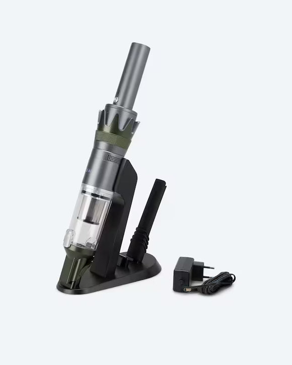 Akku Handstaubsauger Kabellos Staubsauger Beutellos 90W Ladestation Sauger Grün