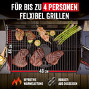 LANDMANN Modulus Grillrostsystem Triton 2.1 Pizzastein WOK Grillspießset-4