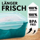GOURMETmaxx Klick-it Aufbewahrungsdosen-Set Grün-3