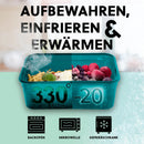 GOURMETmaxx Klick-it Aufbewahrungsdosen-Set Grün-5