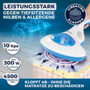 CLEANmaxx Milben-Handstaubsauger Antimilben-Sauger mit UV-C-Licht & Filter ROT-3
