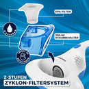 CLEANmaxx Milben-Handstaubsauger Antimilben-Sauger mit UV-C-Licht & Filter ROT-4