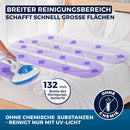 CLEANmaxx Milben-Handstaubsauger Antimilben-Sauger mit UV-C-Licht & Filter ROT-6