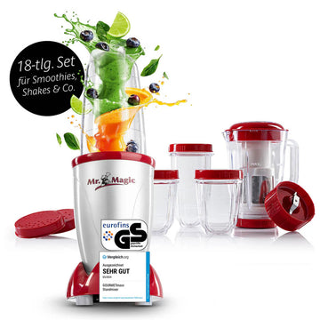 Kaufen weiss GOURMETmaxx Mr Magic Standmixer Smoothie Maker Obst Entsafter Saftpresse Mixer