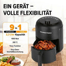 GourmetMAXX Heißluftfritteuse 2,3L Heißluft Ofen-2