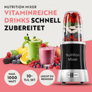 GOURMETmaxx Nutrition Mixer Smoothie Maker Standmixer Milchshaker 11-tlg. 1000W-2