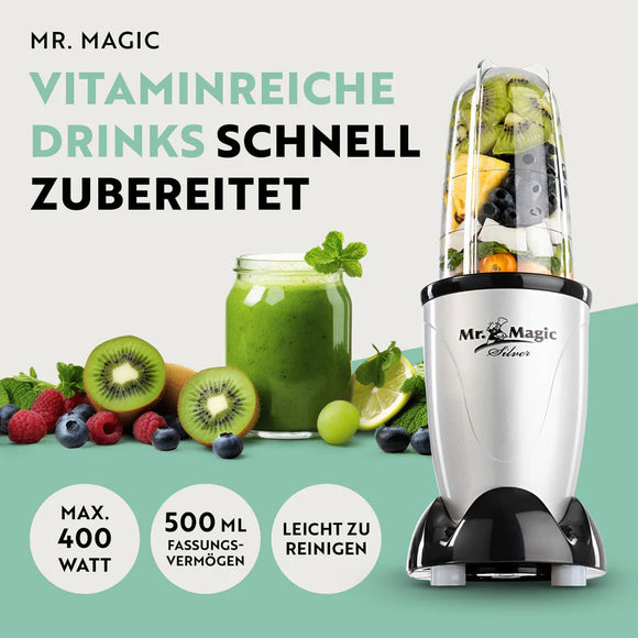 Standmixer Smoothie Maker Mixer Blender Crusher Edelstahl Klingen Shaker 400W