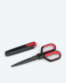 2x Multi Schere 2in1 Küchenschere mit Cutter Antihaft Klinge Haushalt Set-8
