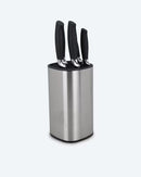 Messerblock mit 5 Messern Edelstahl Messerhalter Robust Langlebig Küche Kochen-1