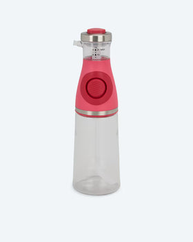Kaufen magenta Öl &amp; Essig Spender mit Skala Messkammer 490 ml Glas Flasche Ölspender