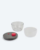 Veggie Wash Salatschleuder Ergonomischer Drehknopf mit Stopp-Knopf Rutschfest-2