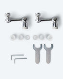 2x Multifunktionaler Wasserhahn 2 Wasserauslassmodi Strahlregler Bad Küche-1