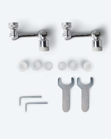 2x Multifunktionaler Wasserhahn 2 Wasserauslassmodi Strahlregler Bad Küche