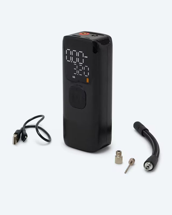 Akku Mini Kompressor Luftpumpe elektrisch Reifenpumpe Auto Fahrrad USB