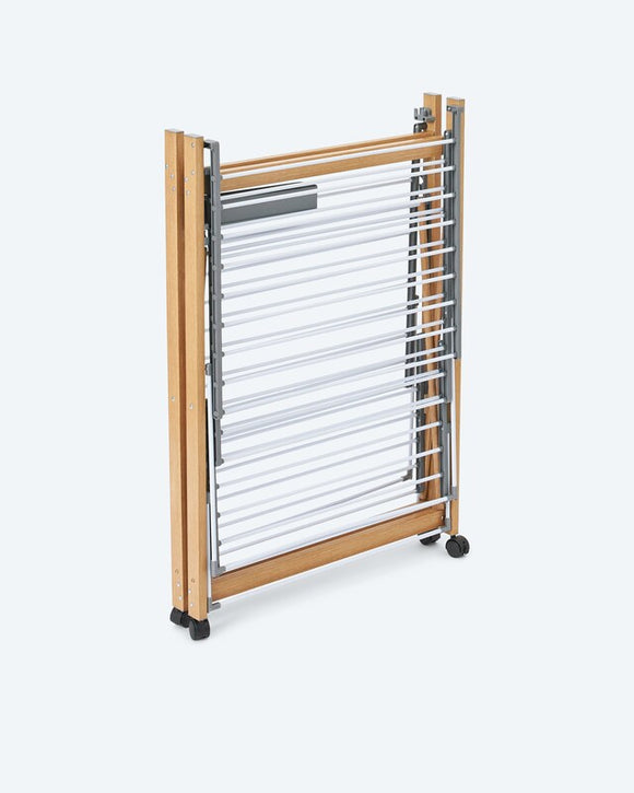 Wäscheständer Comfort 2.0 Wäschetrockner mit Rollen Faltbar 30 kg belastbar