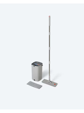 Kaufen grau Clever In &amp; Out Mop Wischmop Boden Reiniger Bodenwischer Eimer und Wischer Mopp