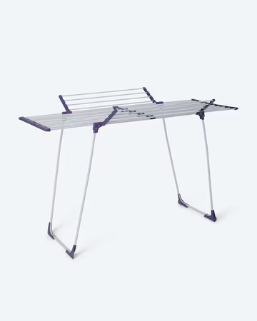Kaufen lila Wäscheständer ausziehbar Wäschetrockner Standtrockner belastbar 20 kg 22m Leine