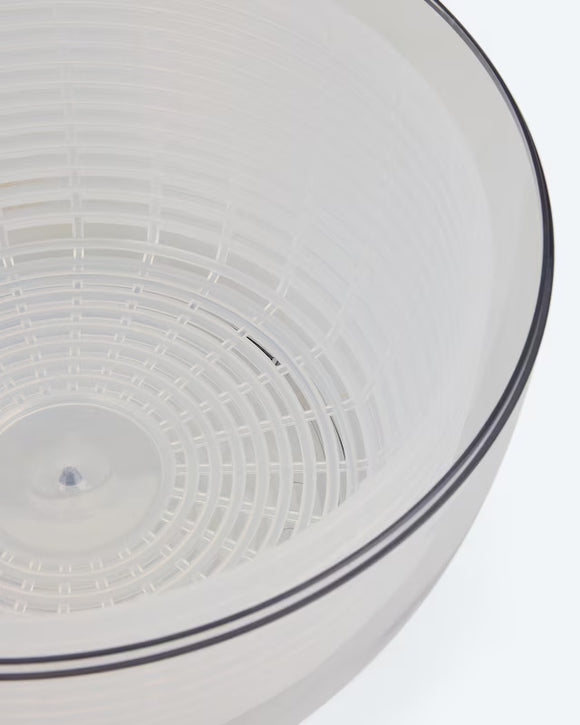 Veggie Wash Salatschleuder Ergonomischer Drehknopf mit Stopp-Knopf Rutschfest