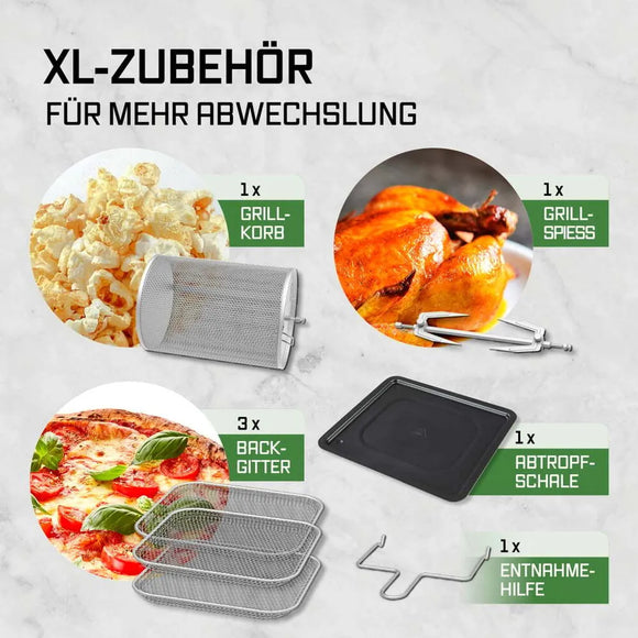 GOURMETmaxx Heißluftfritteuse Airfryer XXL 12L