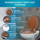 BENKSTEIN WC Toilettendeckel Absenkautomatik Treibholz-3