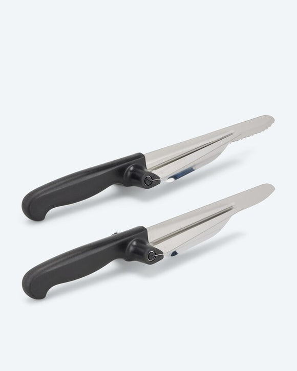 2er Set Messer mit Abstandshalter