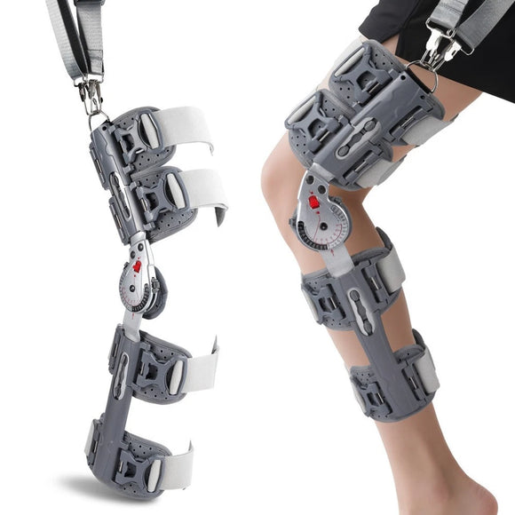 Kniebandage Knieorthese Scharniergelenk Sport Kniestütze Schoner Verstellbar