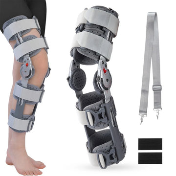 Kniebandage Knieorthese Scharniergelenk Sport Kniestütze Schoner Verstellbar