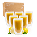 Exitoso Gläser 6er Set doppelwandig Thermogläser Kaffee Tee Froze Latte Smoothie-3