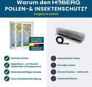 Pollenschutz Moskitonetz Fliegengitter für Fenster-7