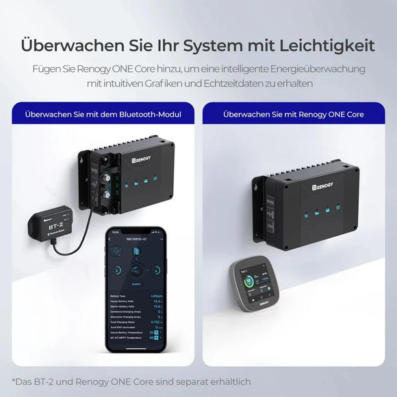 RENOGY 12V 50A MPPT DC Zu DC Batterie Ladegerät Laderegler Für Solarbatterie