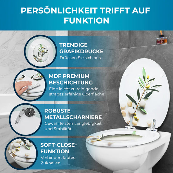 Benkstein WC Sitz Absenkautomatik Toilettendeckel