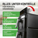 GOURMETmaxx Vertikale Doppelkammer-Heißluftfritteuse 12L-8