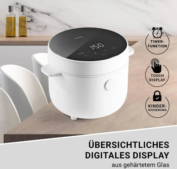 N8WERK Reiskocher Reisdämpfer Reisgarer 2L