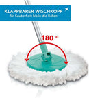 Wischmop Bodenwischer Set 2 Kammer Power Filtersystem Wischen Putzeimer Mopp-7