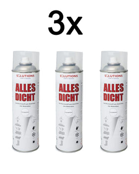 3x Alles Dicht Spray 500ml Dichtspray Abdichtung wasserdicht Flüssigkunststoff