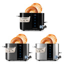 GOURMETmaxx Toaster 2 Scheiben Doppelschlitz Toast Brot Röster mit Touch Display-4