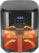 GOURMETmaxx Heißluft-Fritteuse Digital 6,2L 1500W mit 8 Programmen Schwarz-10