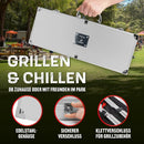 Landmann Grillbesteck-Set 6-teilig Grillkoffer Edelstahl Silber 35 cm-2