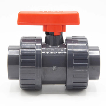 PVC-Kugelhahn Klebemuffe Absperrhahn 2-Wege Plimex Maitec PVC-Rohr Kugelschieber