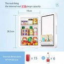 15L Mini Kühlschrank Kosmetik Kühlschrank Minibar Kühlbox kühlen heizen 12V 230V-2
