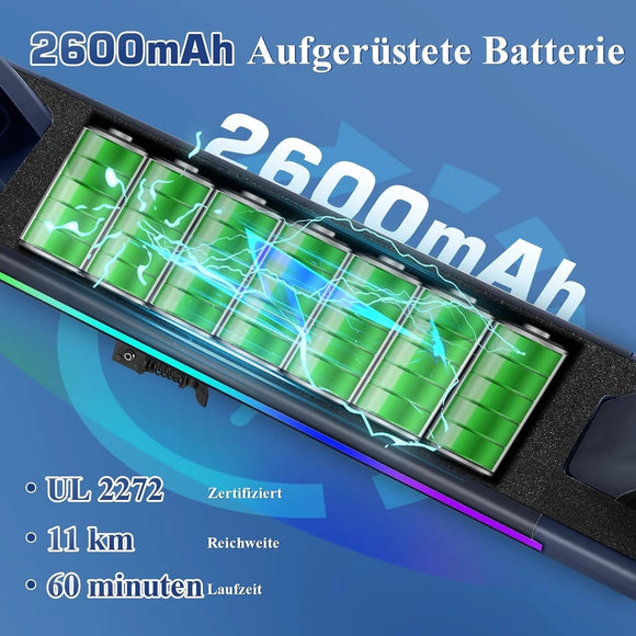 Caroma E Scooter Kinder von 8-12 Jahren 150W 16 km/h 60 min Fahrzeit Faltbar