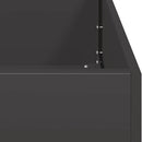 vidaXL Pflanzkübel Pflanzschale Hochbeet Garten Stahl Schwarz 280x40x40 cm-3