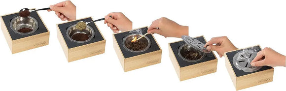 VapoWesp Räucherbox gegen Wespen und Mücken Aromatisierter Kaffeerauch Insekten