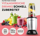 GOURMETmaxx Nutri Mixer Standmixer Smoothie Shakes Pürierer Zerkleinerer 700ml-2