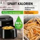 GOURMETmaxx Heißluftfritteuse 4,5L Airfryer 1400W-9