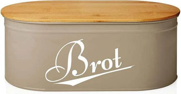 Cuisine Brotkasten Brotdose mit Bambus Deckel