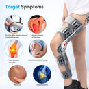 Kniebandage Knieorthese Scharniergelenk Sport Kniestütze Schoner Verstellbar-4