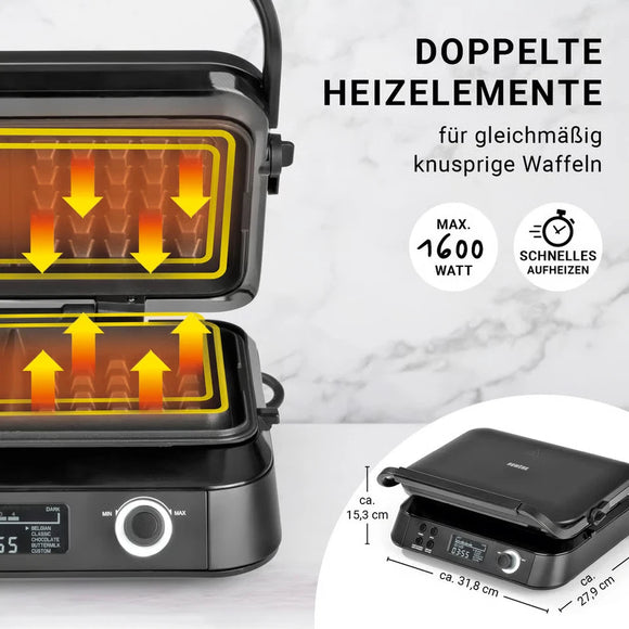 N8WERK Waffeleisen für Belgische Waffeln