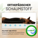 LUMALAND Hundebett Hundekissen Körbchen 90x65cm-5